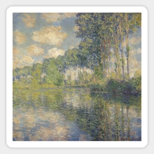 Poplars on the Epte by Claude Monet Magnet